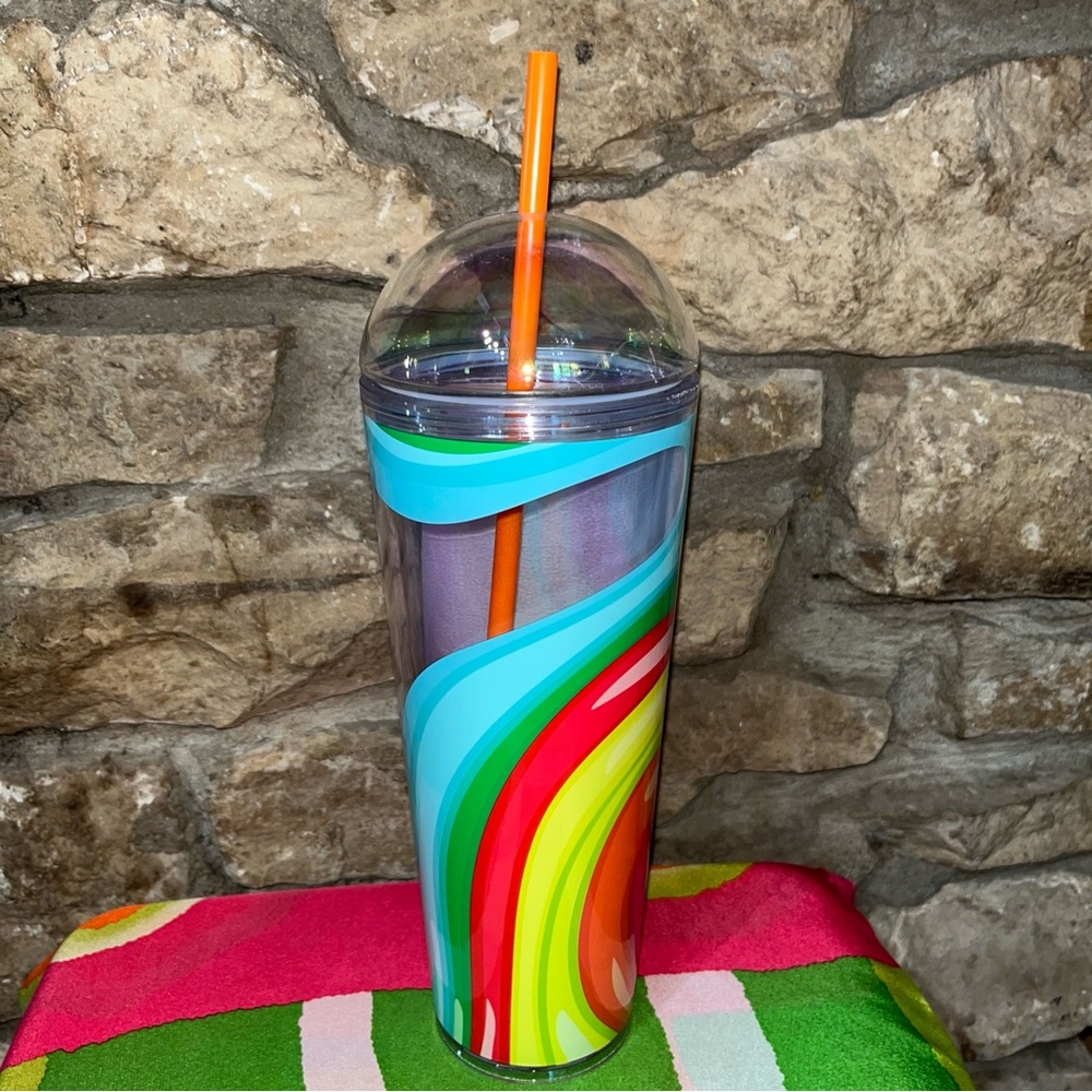 STARBUCKS Limited 2025 Summer Collection 24oz 710 ML Cold Cup w Lid & Straw NWT